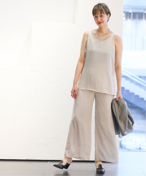 CITYSHOP（シティーショップ）の「ヴィンテージサテンフレアパンツ（その他パンツ・レディース・カーキ/ベージュ・FREE）」の16枚目の写真