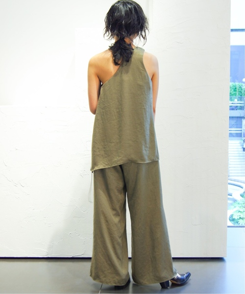 CITYSHOP（シティーショップ）の「ヴィンテージサテンフレアパンツ（その他パンツ・レディース・カーキ/ベージュ・FREE）」の13枚目の写真