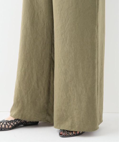 CITYSHOP（シティーショップ）の「ヴィンテージサテンフレアパンツ（その他パンツ・レディース・カーキ/ベージュ・FREE）」の4枚目の写真