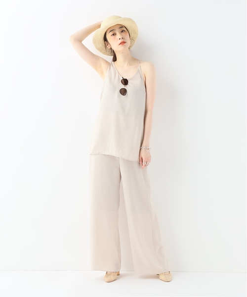 CITYSHOP（シティーショップ）の「ヴィンテージサテンフレアパンツ（その他パンツ・レディース・カーキ/ベージュ・FREE）」の18枚目の写真