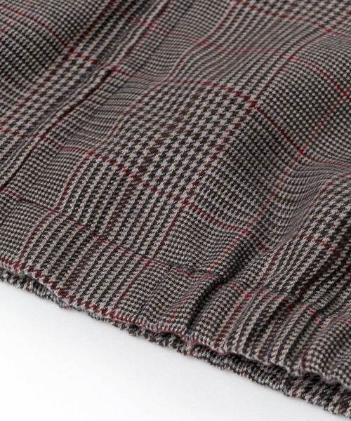 KANGOL（カンゴール）の「KANGOL/カンゴール オーバーサイズ チェック スイングトップ ブルゾン（ブルゾン・メンズ・ブラウン/グレー・M/L）」の11枚目の写真