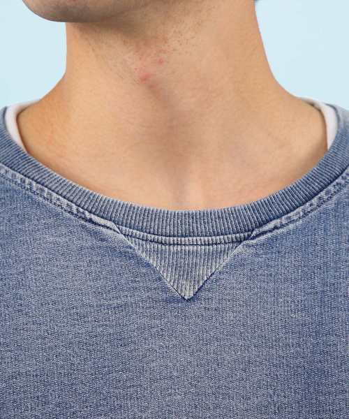 KANGOL（カンゴール）の「【別注】KANGOL×８(eight) コラボビッグシルエット半袖Tシャツ（Tシャツ/カットソー・メンズ・ライトインディゴブルー/ダークインディゴブルー・FREE）」の11枚目の写真