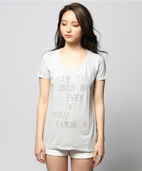 goa(ゴア)の「Arrow&Favor Tシャツ(Tシャツ/カットソー・レディース・ホワイト/グレー/グレー系その他/ライトブルー・FREE)」の5枚目の写真