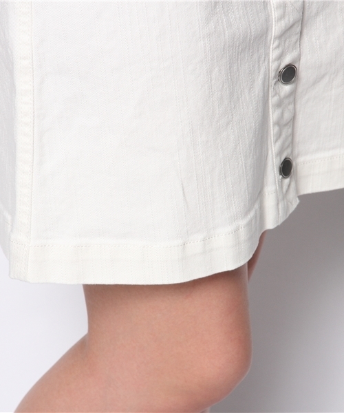 Heather(ヘザー)の「デニムフロントボタンスカート 545630(スカート・レディース・アイボリー/ライトブルー/ヘザ-グレー・SMALL/MEDIUM)」の10枚目の写真