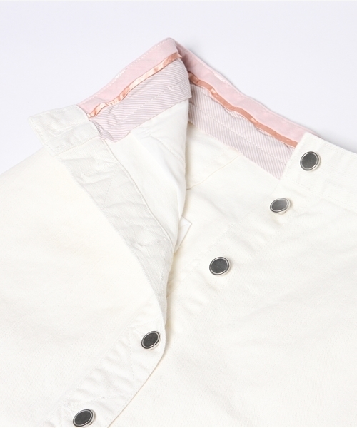 Heather(ヘザー)の「デニムフロントボタンスカート 545630(スカート・レディース・アイボリー/ライトブルー/ヘザ-グレー・SMALL/MEDIUM)」の11枚目の写真