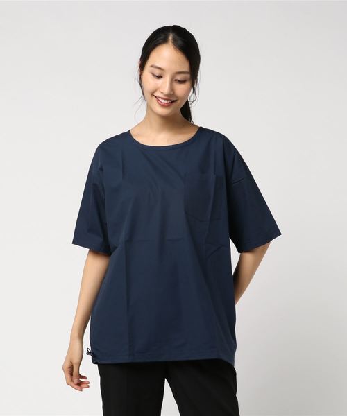 MashuKashu（マシュカシュ）の「裾ギャザープルオーバー（シャツ/ブラウス・レディース・ブラック/ネイビー/オフホワイト・フリー）」の3枚目の写真