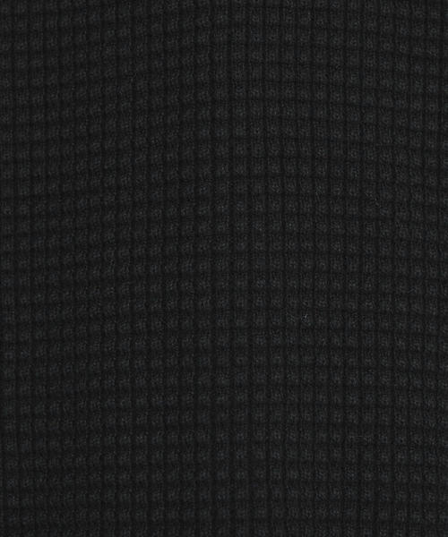 H　BEAUTY&YOUTH UNITED ARROWS（エイチビューティーアンドユースユナイテッドアローズ）の「＜H＞HEAVY THERMAL CREW NECK PULLOVER/カットソー（Tシャツ/カットソー・メンズ・ブラック/オフホワイト・LARGE/MEDIUM/SMALL）」の10枚目の写真