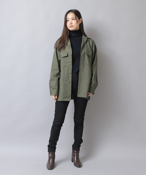 MILITARY（ミリタリー）の「米軍 OG-507 ユーティリティーシャツ（シャツ/ブラウス・メンズ・オリーブ・M/L）」の9枚目の写真