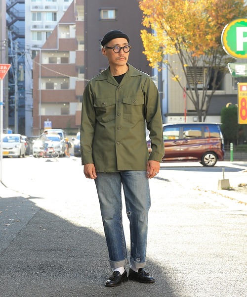 MILITARY（ミリタリー）の「米軍 OG-507 ユーティリティーシャツ（シャツ/ブラウス・メンズ・オリーブ・M/L）」の8枚目の写真