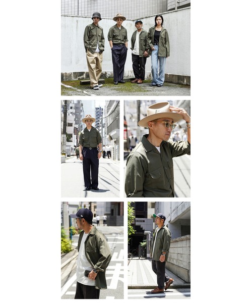 MILITARY(ミリタリー)の「米軍 OG-507 ユーティリティーシャツ(シャツ/ブラウス・メンズ・オリーブ・M/L/14 1/2)」の14枚目の写真