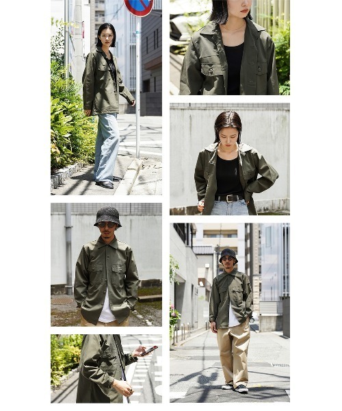 MILITARY(ミリタリー)の「米軍 OG-507 ユーティリティーシャツ(シャツ/ブラウス・メンズ・オリーブ・M/L/14 1/2)」の15枚目の写真