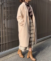 オーバーサイズチェスターコート