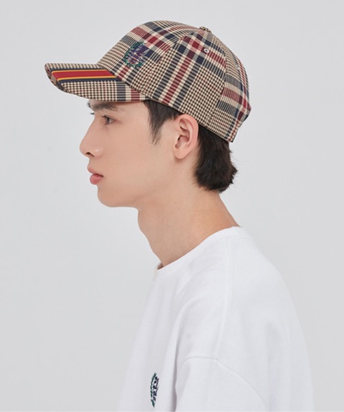 ROMANTIC CROWN(ロマンティッククラウン)の「オールドチェックボールキャップ(キャップ・レディース・ベージュ・FREE)」の5枚目の写真