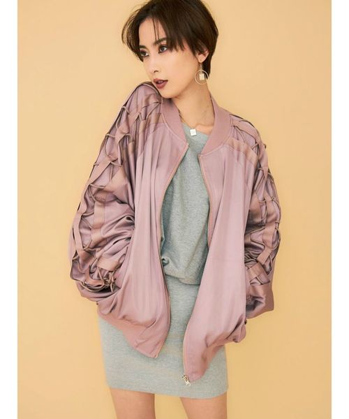 GYDA（ジェイダ）の「ドッキングオフショルスウェットワンピ（ワンピース・レディース・オフホワイト/グレー/ブラック・FREE）」の19枚目の写真