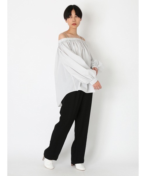 styling/（スタイリング）の「ワイドスリーブオフショルダートップス 