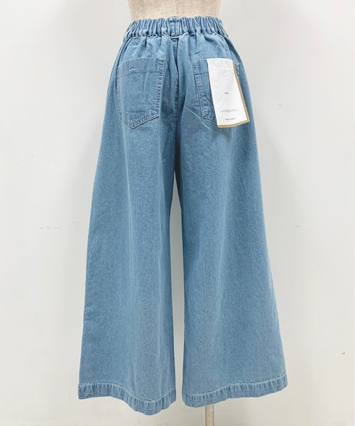 PICCIN(ピッチン)の「【WEB限定】ワンタックワイドデニムパンツ(デニムパンツ・レディース・ブルー/アイボリー・M)」の8枚目の写真