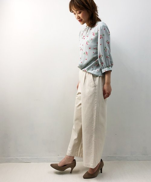 PICCIN(ピッチン)の「【WEB限定】ワンタックワイドデニムパンツ(デニムパンツ・レディース・ブルー/アイボリー・M)」の22枚目の写真