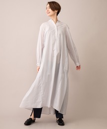 Munich | コットンローンバックティアードワンピース(リゾートマキシワンピース)(ワンピース)