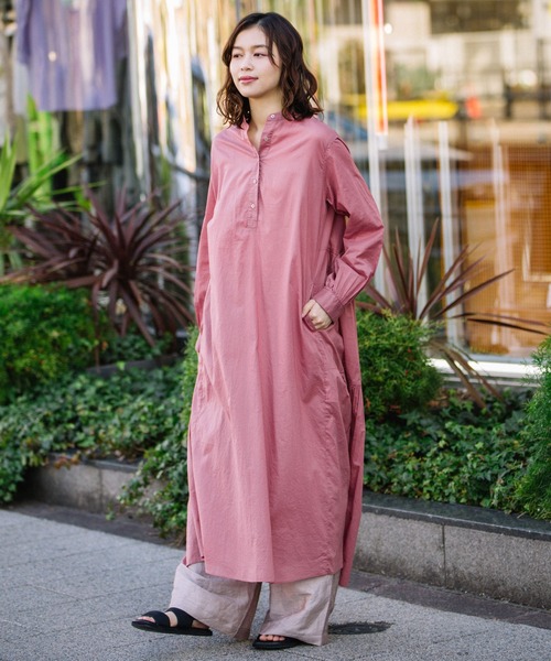 セール中♡ ローズピンク Munich（ミューニック）の「コットンローンバックティアードワンピース