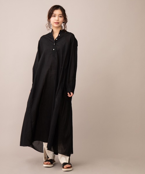 Munich(ミューニック)の「コットンローンバックティアードワンピース(リゾートマキシワンピース)(ワンピース・レディース・ブラック/グリーン/スモークピンク/ライトグレー・FREE)」の22枚目の写真