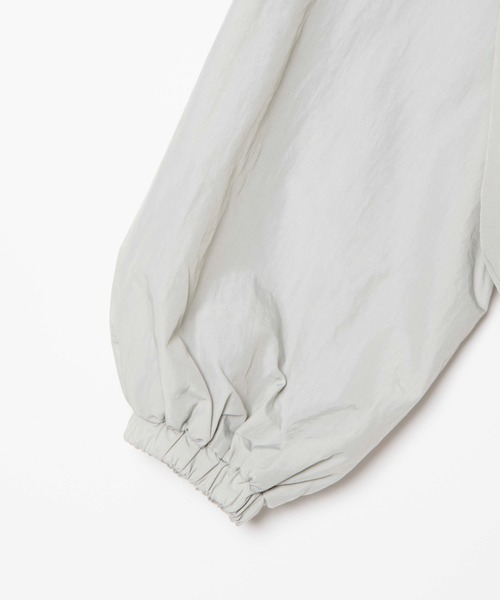 WEGO(ウィゴー)の「WEGO/ナイロンショートCPOシャツジャケット(ナイロンジャケット・レディース・ライトベージュ/サックスブルー・FREE)」の14枚目の写真