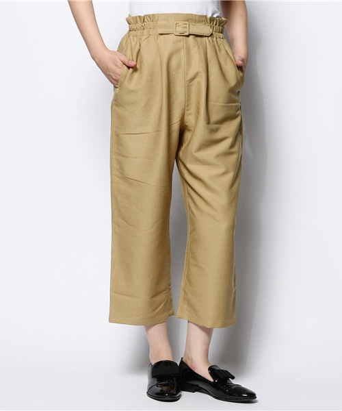 CIAOPANIC(チャオパニック)の「【Ciaopanic】サルエルストレートPT(チノパンツ・レディース・ベージュ/カーキ/ブラック・FREE)」の1枚目の写真