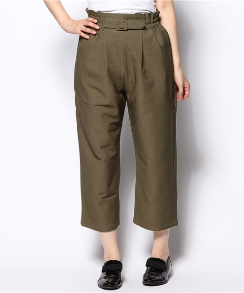 CIAOPANIC(チャオパニック)の「【Ciaopanic】サルエルストレートPT(チノパンツ・レディース・ベージュ/カーキ/ブラック・FREE)」の3枚目の写真