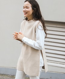 niko and... | 2WAYハイネックニットベスト(ベスト)