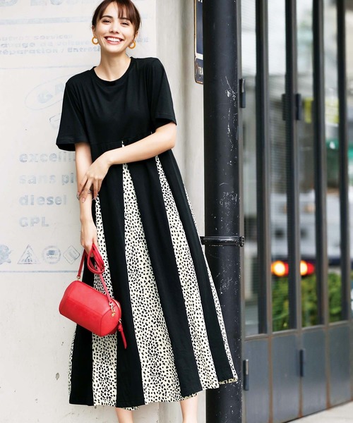異素材切替ワンピース ワンピース Geera ジーラ のファッション通販 Zozotown 異素材切替ワンピース ワンピース Geera ジーラ のファッション通販 Zozotown