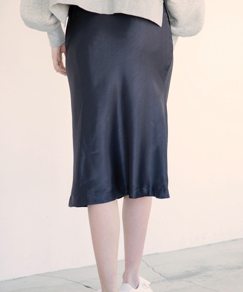 ALEXIA STAM（アリシアスタン）の「Long Satin Skirt/ロングサテン  