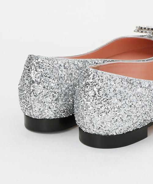 ROCHAS PARIS Rビジュー フラットシューズ Drawer（ドゥロワー）の「〈ROCHAS（ロシャス）〉 R BIJOU FLAT