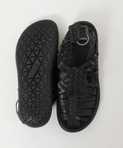 coen（コーエン）の「メッシュワラチサンダル（サンダル・メンズ・ブラック/ダークブラウン・LARGE/MEDIUM/SMALL）」の10枚目の写真