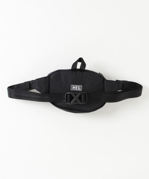 MEI（メイ）の「【MEI】ワンポイントロゴ ミニウエストバッグ ボディバッグ（ボディバッグ/ウエストポーチ・メンズ・グレー/ブラック・FREE）」の5枚目の写真