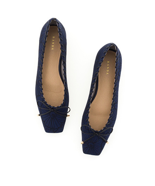 RANDA（ランダ）の「ソフトスクエアトゥリボンフラットパンプス（パンプス・レディース・レオパード/ブラック/ブラウン/ピンク/その他・22.5/23/23.5/24/24.5/25/25.5/22）」の22枚目の写真