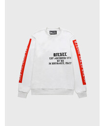 DIESEL スウェット ディーゼル DIESEL ロゴプリントスウェット （BLACK