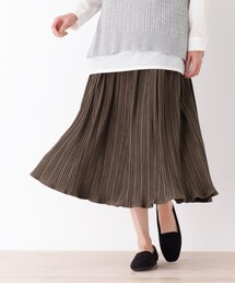 SHOO・LA・RUE | 細コールテンプリーツスカート(スカート)