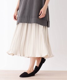SHOO・LA・RUE | 細コールテンプリーツスカート(スカート)