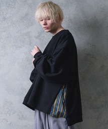 YUEATE | "side gimmick dolman sleeve  sweatshirt" サイドギミックドルマンスリーブスウェット(スウェット)