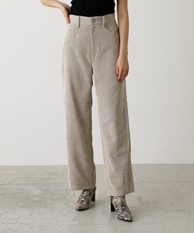 AZUL by moussy | SOFT CORDUROY WIDE PANTS／ソフトコーデュロイワイドパンツ(その他パンツ)
