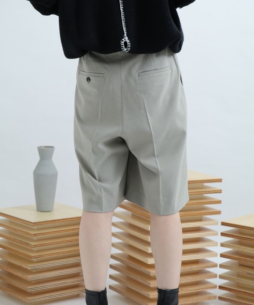 SENSE OF PLACE by URBAN RESEARCH（センスオブプレイスバイアーバンリサーチ）の「サキソニータックキュロットパンツ（その他パンツ・レディース・ライトカーキ/アイボリー/ブラウン/ブラック・FREE）」の14枚目の写真