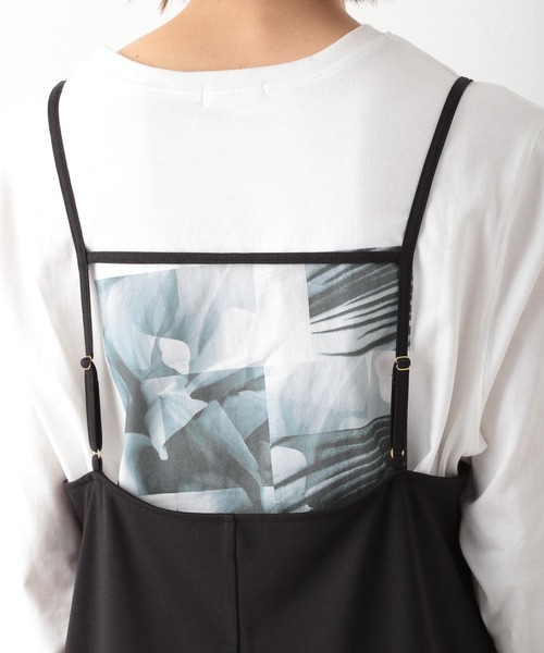 LEPSIM（レプシィム）の「ロングVキャミワンピース　924785（ワンピース・レディース・ブラック/モカ/グレイッシュベージュ・FREE）」の11枚目の写真