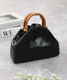 ap retro | ウッドハンドルバック【ZOZO限定アイテム】(ハンドバッグ)