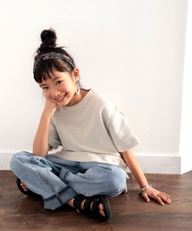 Java | 《JaVaジャバ コラボ》キッズ ふわり滑らか♪USAコットンパイル地 Tシャツ(Tシャツ/カットソー)