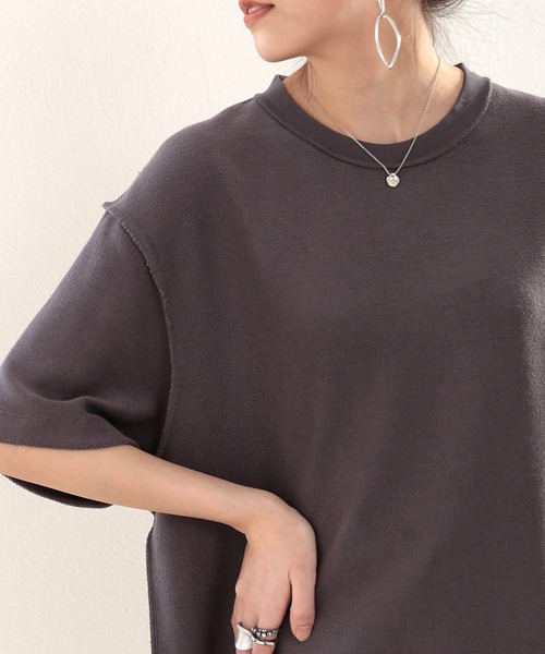 Java(ジャバ)の「《JaVaジャバ コラボ》キッズ ふわり滑らか♪USAコットンパイル地 Tシャツ(Tシャツ/カットソー・キッズ・グレイッシュベージュ/ブラック/ホワイト/グレー・130/140/150/160)」の7枚目の写真