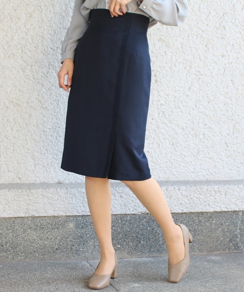TRUDEA(トルディア)の「レーステープタイトスカート(スカート・レディース・ベージュ/ネイビー/カーキ・SMALL/LARGE/MEDIUM)」の19枚目の写真