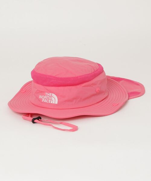 THE NORTH FACE（ザノースフェイス）の「THE NORTH FACE ノースフェイス Kids Sunshield Hat NNJ02007（ハット・キッズ・ネイビー/ピンク/ブラウン/イエロー・MEDIUM/LARGE）」の4枚目の写真