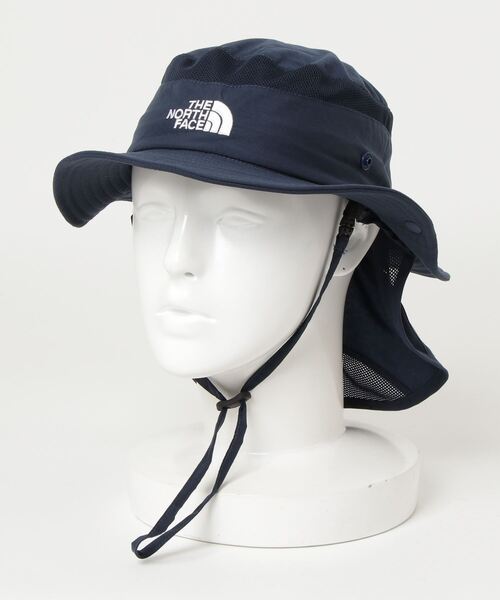 THE NORTH FACE（ザノースフェイス）の「THE NORTH FACE ノースフェイス Kids Sunshield Hat NNJ02007（ハット・キッズ・ネイビー/ピンク/ブラウン/イエロー・MEDIUM/LARGE）」の5枚目の写真