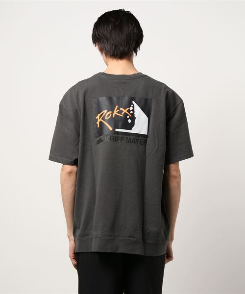 KRIFF MAYER（クリフメイヤー）の「ROKXコラボCOOLタフT（Tシャツ/カットソー・メンズ・オフホワイト/チャコール/ブラウン・SMALL/MEDIUM/LARGE/X-LARGE）」の3枚目の写真