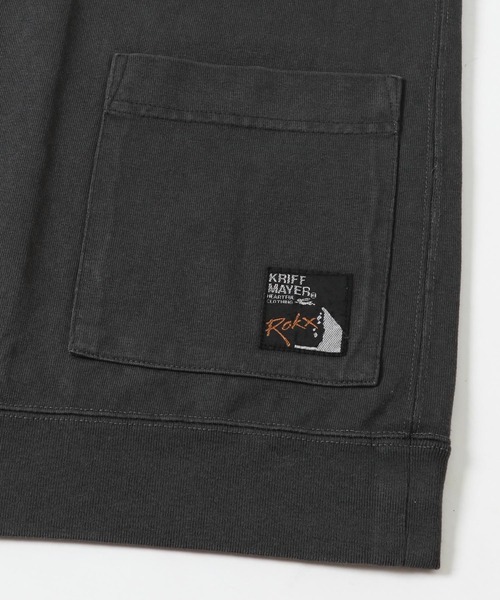 KRIFF MAYER（クリフメイヤー）の「ROKXコラボCOOLタフT（Tシャツ/カットソー・メンズ・オフホワイト/チャコール/ブラウン・SMALL/MEDIUM/LARGE/X-LARGE）」の15枚目の写真