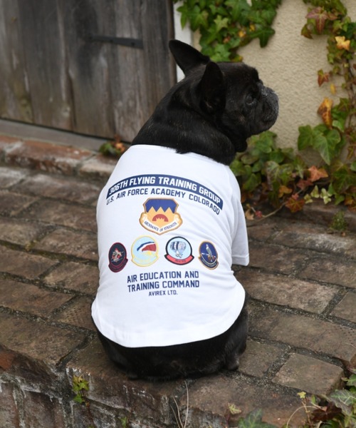 セール Avirex アヴィレックス ワッペンtシャツ 犬服 ドッグウェア ペットウェア Avirex アヴィレックス のファッション通販 Zozotown